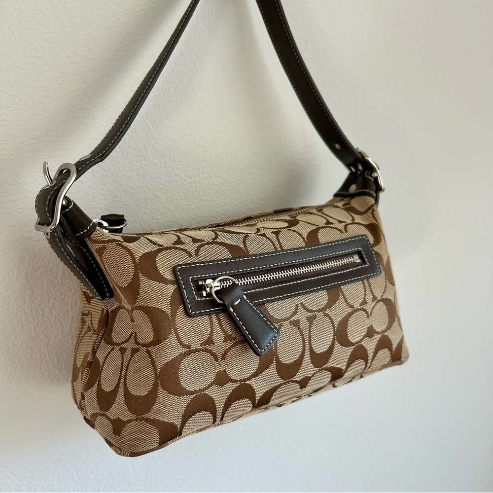 Coach Jacquard Shoulder Bag - Picture 4 of 7